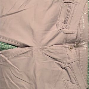 Ann Taylor LOFT Purple Ankle Pant